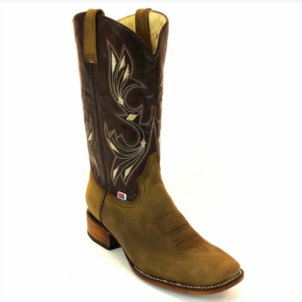 1189 - RockinLeather Men's Crazy Horse Cowhide Boo